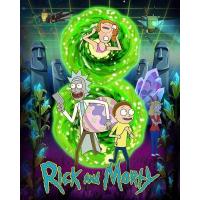 X1483-1484瑞克和莫蒂 第8季 2碟装 2025年佐野隆史执导的动画剧